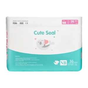 Cute Seal Velcro/Tape Type Diapers (New Born ) – (upto 5kg)
