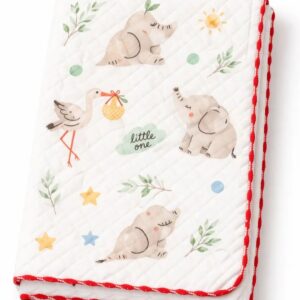 2-Layer Muslin Baby Blanket – 85x85 cms