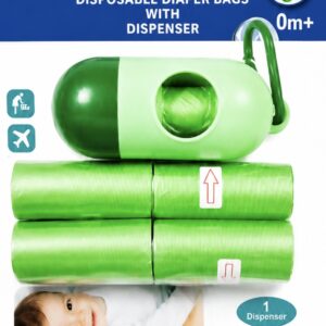 Disposable Diaper Bags with Dispenser