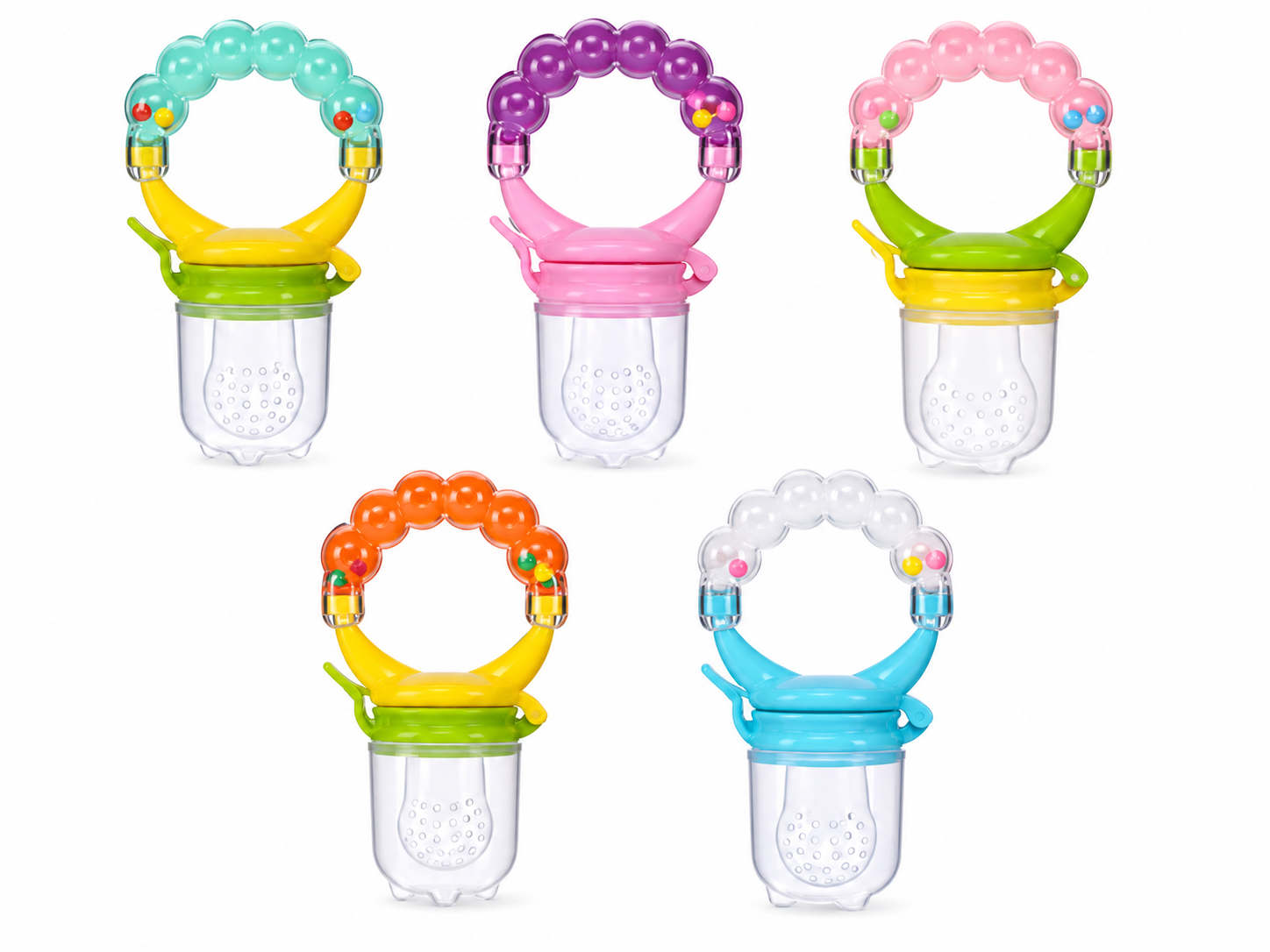 Silicone Rattle Fruit Feeder / Pacifier