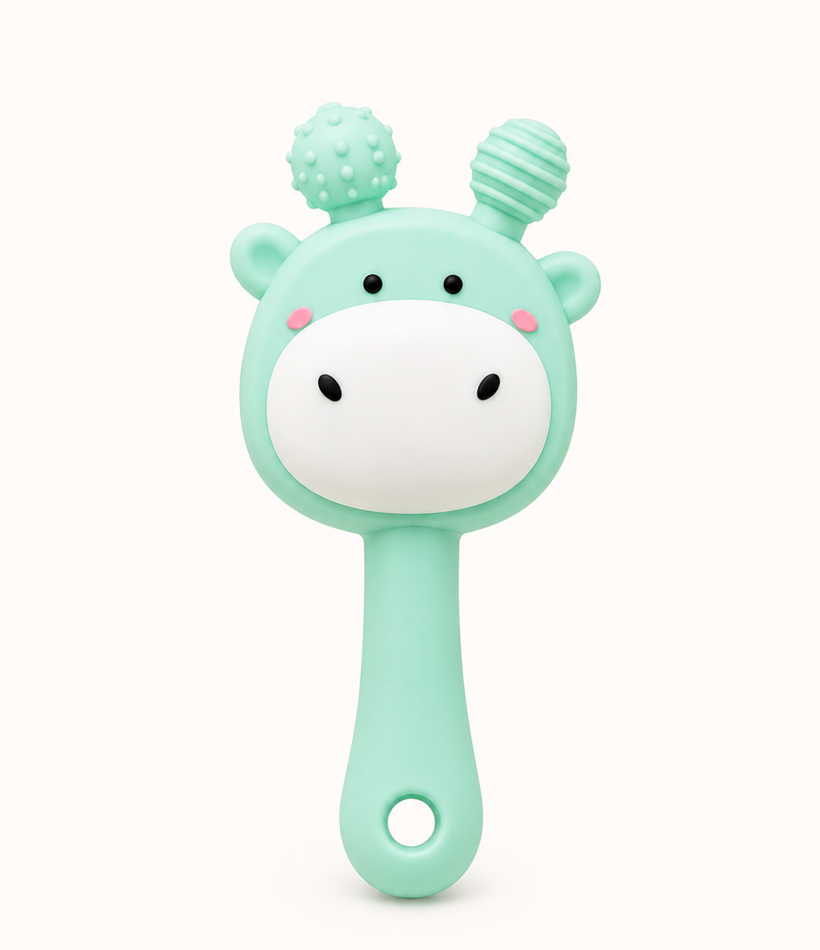 Giraffe Silicon Teether & Rattles - Image 2