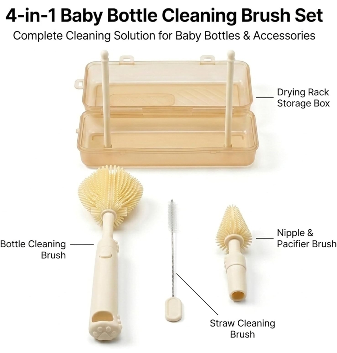 4 in 1 Bottle cleaning & Drying with Storage Box - Image 4