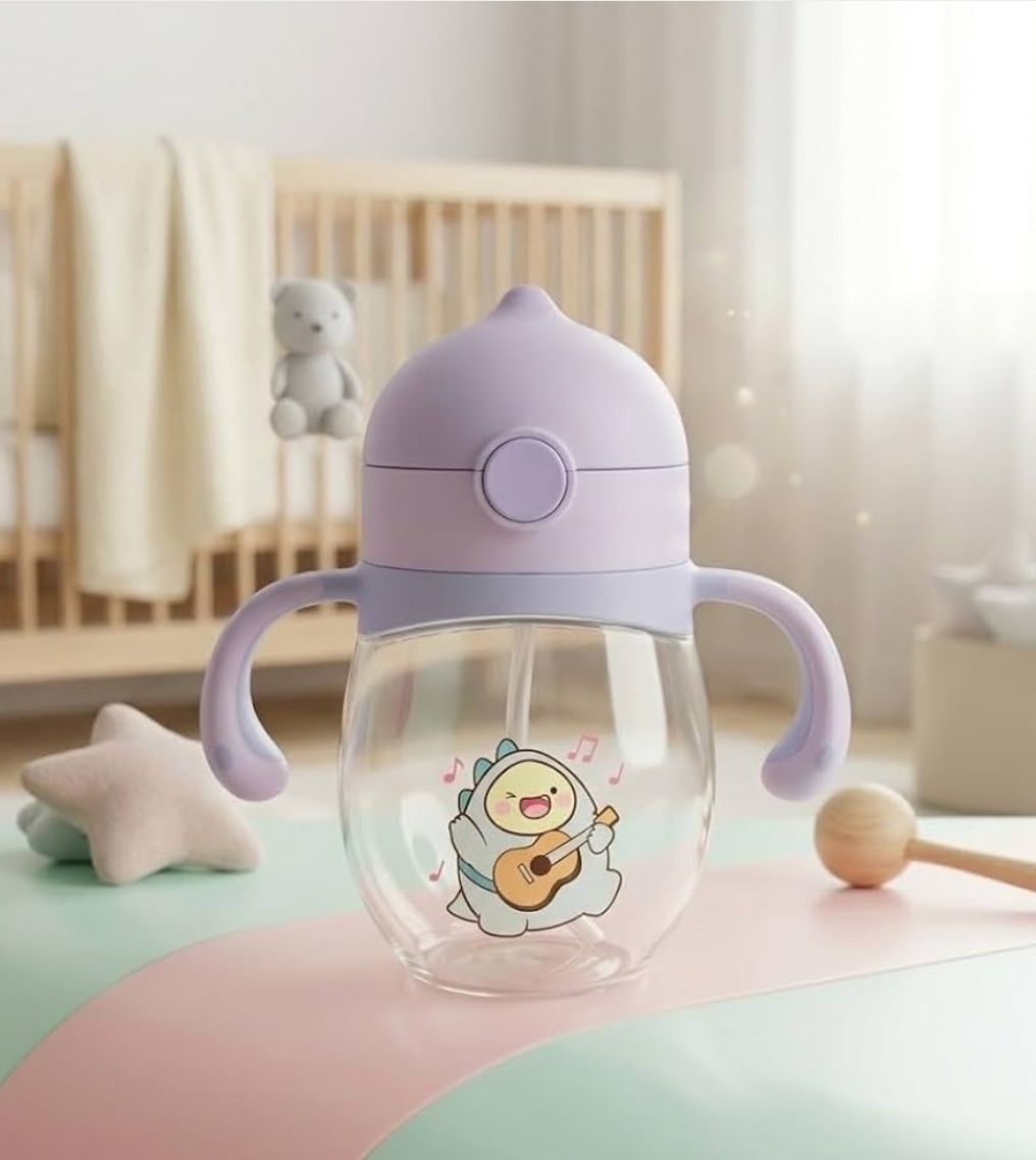 Cartoon Baby Sipper Cup(250 ml) - Image 2