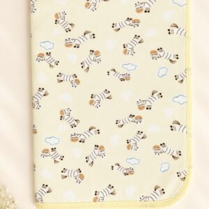 Premium Dry Sheets / Bed Protector - Cream Zebra Print