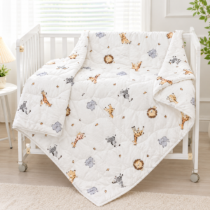 Baby Quilt - Animal Safari | Ultra Soft Comforter